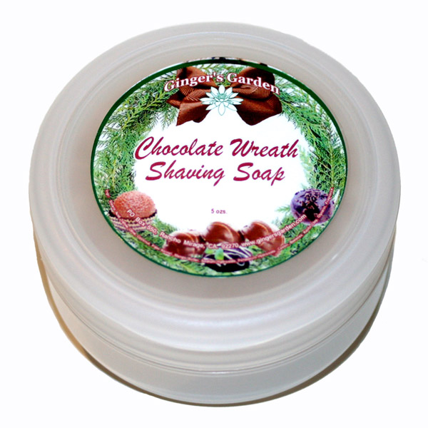 Chocolate Wreath Wet Shaving Tallow Soap